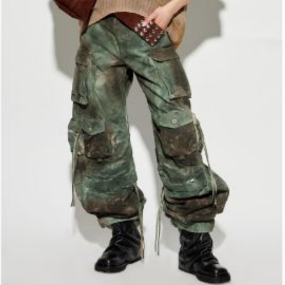 The Attico Denim - THE ATTICO Camouflage Cargos